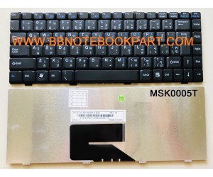 MSI Keyboard คีย์บอร์ด CR400 CR410 CX410 CX413 CX420 GX400 GX403 GX440 EX300 EX310 PX200 PX210 PX211 VR300 VR300X PR200 PR300  ภาษาไทย อังกฤษ